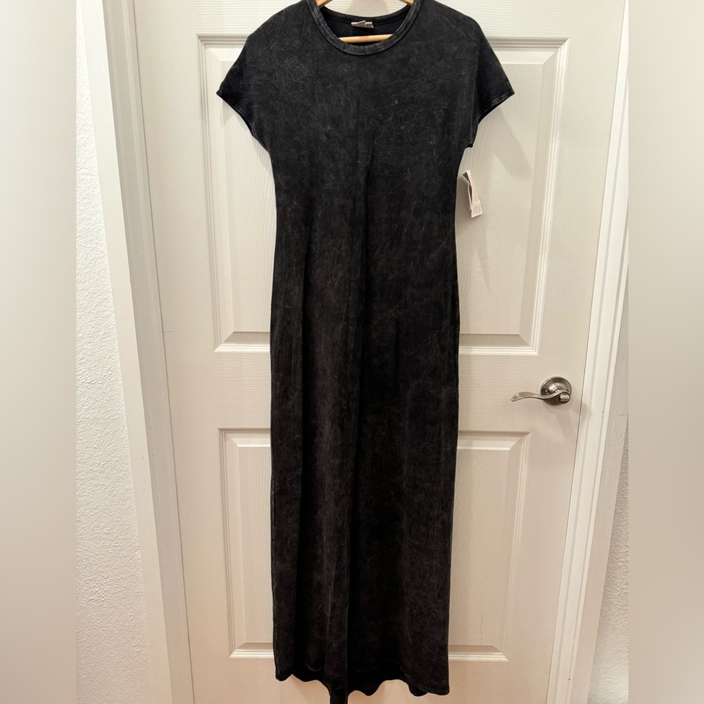 LuLaRoe Black Washed Maxi Dress